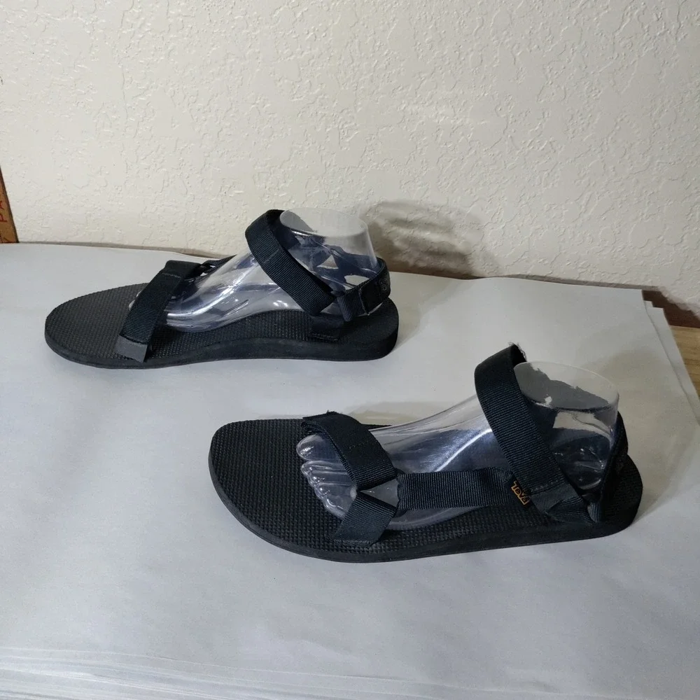Teva Original Universal Black Strappy Sandals mens 11